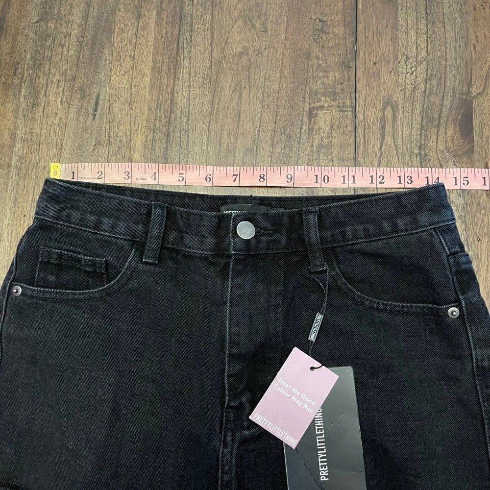 Prettylittlething Cut Off Denim Shorts - Picture 9 of 12